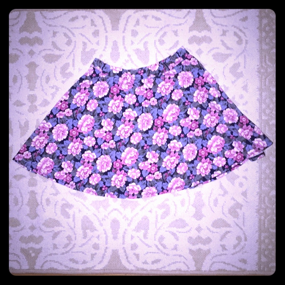 ABERCROMBIE KIDS Girls Floral Skirt-Size M
